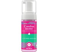 Carefree Duo Effect Espuma Íntima Té Verde y Aloe Vera 150ml