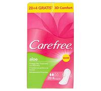 Carefree protector-slip, traspirati, avec de l'aloe vera, 5 Avantages de fraîcheur - 32 pièces)