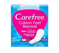 Carefree Protège-slips Cotton Feel Normal au parfum frais, taille normale, 56 pièces (lot de 1)