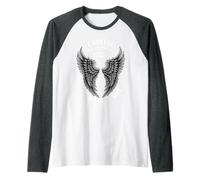 Careful I May Not Fight Back But My Angel Will - Manche Raglan