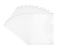 20 Pochette Plastique A4, Pochette Porte Transparente Porte Document avec 11 Trous pour Classification de Stockage de Dossiers