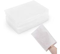 Carehabi 60x Gant de Toilette jetable, 23 x 15 cm, Gants de Toilette jetables résistantes aux déchirures pour Adultes, bébés, Gants jetables Toilette Ultra Douces en Tissu Non tissé