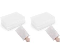 Carehabi 60x Gant de Toilette jetable, 23 x 15 cm, Gants de Toilette jetables résistantes aux déchirures pour Adultes, bébés, Gants jetables Toilette Ultra Douces en Tissu Non tissé (Lot de 2)