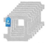 Carehabi 8 Pièces Serpillère Rechange pour Ecovacs Winbot Chiffon Kit | Robot Lavevitres Ecovacs Winbot W2, W2 PRO, W2 Omni, W2 PRO Omni, W1, W1 Pro. Chiffons en Microfibre Lavables