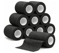 Carehabi Bandage Autoadhésif, 10 Rouleaux 10cm x 4.5m Bande Cohesive Multicolore Bandage Vétérinaire, Bandage Élastique Autocollant pour Les Mains,Les Pieds Genoux