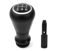 Carehabi BillyBath Pommeau de levier de vitesses manuel 5 vitesses pour Peugeot 106 107 207 301 307 308 407 408 508 3008 1007 / pour CITROEN C2 C3 C4 Picasso - Noir et argent