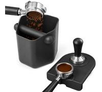 Carehabi Boite a Cafe 580ml Bac à Marc de Café Knock Box Boite a Marc de Cafe avec Amovible Tige Percussion Base Antidérapante pour Cuisine Restaurant Café Bar Bureau