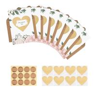 Carehabi Cartes à gratter à écrire soi-même - Carte de vœux - Carte postale d'anniversaire - Cartes Happy Birthday comme cartes postales - Idéal comme carte de vœux et bon cadeau pour hommes et femmes