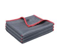 Carehabi Chiffon Vitre sans Trace 3 Pièces 40x50cm 400GSM, Microfibre Vitre Carbone pour Fenêtres Miroirs et Voiture, Chiffon Magique Polissage