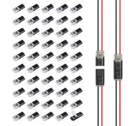 Carehabi Connecteur Électrique Étanche 2 Broches 50 Pièces