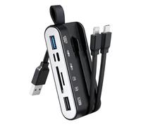 Carehabi Lecteur Carte SD USB C 3.2 Adaptateur Carte SD Lecteur Carte Micro SD 5Gbps pour SD/Micro SD/SDHC/SDXC/MMC