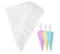 Carehabi Lot de 100 Poches à Douille jetables, réutilisables, Professionnelles, pour décorer pâtisseries, gâteaux, Biscuits, pâtisseries Maison
