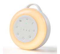 Carehabi Machine à Bruit Blanc Portable avec 24 Sons Apaisants Veilleuse Bruit Blanc Bebe avec Minuterie Veilleuse et Fonction Mémoire pour Enfants et Adultes