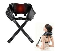 Carehabi Masseur Cervical Massage Cervicales et Cou Appareil de Massage Dos Nuque Cervicales Epaule Masseur Cervical Thermique 6D Vitesse Réglable Cadeaux pour Maman Papa Aînés