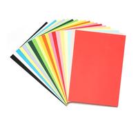 Carehabi Papier coloré A4, 20 couleurs, 180 g/m², feuilles de papier coloré, pour photocopieurs, travaux d'enfants, bricolage, décoration artisanale (80 feuilles)