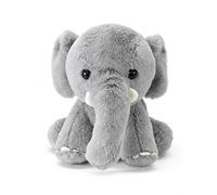 Carehabi Peluche Éléphant 16 * 14 * 14cm Peluche Animée pour Bébé Douce Peluche Tchoupi pour Enfant