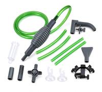 Carehabi Kit de Changement d'eau pour Aquarium - Nettoyeur de Gravier et Lavage à Sable 2 en 1 avec Pompe Manuelle et Filtre - Aspirateur d'eau réglable pour Le Nettoyage des Aquariums