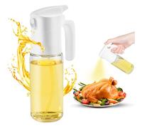 Carehabi Spray Huile Cuisine, 200ml Vaporisateur Huile, sans BPA, Bouteille de pulvérisation d'huile d'olive pour la cuisine, la pâtisserie, les salades, les barbecues et plus encore