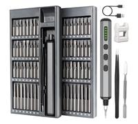 Carehabi Tournevis Electrique sans Fil 68 en 1 Kit Tournevis de Précision Perceuse Visseuse sans Fil pour Téléphone Portable Caméra Ordinateur Portable Montre