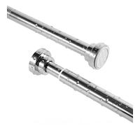 Carehabi Tringle Rideau sans Percage 85 à 200 cm Ø 25 mm Tringle Rideau Extensible Tringle à Rideau de Douche pour Salle de Bain Fenêtre Porte et Penderie