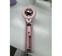 Carehabi Ventilateur manuel avec refroidissement à eau, 16 000 tr/min, batterie 3000 mAh, 1 à 100 niveaux, portable, avec écran LED, silencieux, USB, pour voyage, bureau, femme, rose