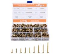 Carehabi Vis à Bois Lot de 400 Tête Fraisée Croix M3 M3.5 M4