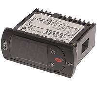 CAREL Régulateur électronique PJEZS000E0 - Affichage à 2 chiffres - Dimensions d'encastrement : 71 x 29 mm - Profondeur d'encastrement : 59 mm - NTC pour NTC -50 à +99 °C CO-8A (4) IP54 AC