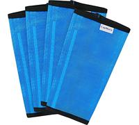 CareMaster Lot de 4 bottes anti-mouches en maille pour cheval Bleu ciel