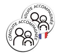 Caremore Conduite Accompagnée Magnetique,1PCS Conduite Supervisée Magnetique Peut être Adsorbé sur Le Véhicule,Matériau Anti-reflet Conduite Acc (1)