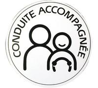 Caremore Conduite Accompagnée Magnetique,1PCS Conduite Supervisée Magnetique Peut être Adsorbé sur Le Véhicule,Matériau Anti-reflet Conduite Acc (1)