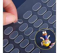Caremore Scratch Autocollant Double Face 400 Pieces, Double-Sided Adhesive Dots, Pâte à Fixer pour Décoration Murale, Artisanat, Ballons, Fêtes et Festivals - Décollable Sans Résidu, Nettoyage Facile