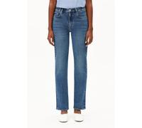CARENAA MID STRAIGHT JEAN | Mélange de coton biologique Comfort Stretch - bleu (27-32)
