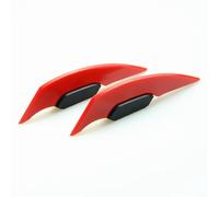 Carénage Autocollant De Décoration Dynamique Becquet D'aile Universel Moto pour Ducati pour 1098 Aileron Fixe(Rouge)