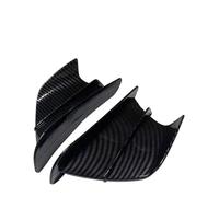 Carénage Avant Becquet Déflecteur D'aile Aérodynamique À Ailes Latérales pour Kawasaki pour Ninja 650 400 300 250 1000SX H2R Z H2(Glossy Carbon Look)