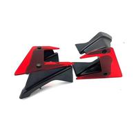 Carénage Avant Becquets Latéraux Moto pour MT07 MT 07 MT-07 2021 2022, Becquet Nu À Aile Fixe, Aile De Carénage(Rouge)