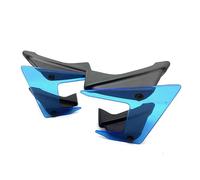 Carénage Avant Becquets Latéraux Moto pour MT07 MT 07 MT-07 2021 2022, Becquet Nu À Aile Fixe, Aile De Carénage(Bleu)