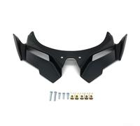 Carénage avant de moto pour Kawasaki ZX4R ZX25R 2021 2023 - Protection d'aile aérodynamique en ABS - Becquet pour améliorer la dynamique du véhicule (noir)