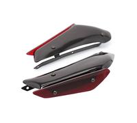 Carénage Avant Kit d'ailes Aérodynamiques Moto pour Kawasaki ZX10R ZX-10R 2011 - 2020, Aile De Carénage À Ailes Fixes(Rouge)