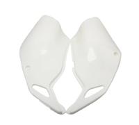 Carénage Avant Plaque Corps Réservoir Carburant Avant Et Arrière Couvercle Protection Capot Carénage Latéral Une Paire pour Kawasaki KLX250 KLX300 1993-2007(White-1)