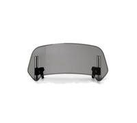Carénage Avant pour pour RSV1000R Extension De Pare-Brise De Moto Universelle Spoiler Réglable Déflecteur De Pare-Brise À Pince Pare-Brise Moto(Small Smoke)