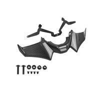 Carénage Avant Spoiler Aileron D'aileron Avant Moto pour MT07 pour MT-07 pour MT 07 SP 2021 2022 2023 2024(Fibre de Carbone)