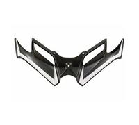 Carénage Avant Spoiler Becquet Avant Moto pour CFMOTO 450SR Déflecteur d'air ABS Aspect Fibre Carbone(Bright Black White)