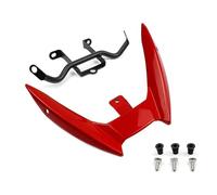 Carénage Avant Spoiler Support Support Support Séjour Becquet Carénage Supérieur Avant Phare Moto pour MT-09 pour MT09 FZ-09 FZ09 2014 2015 2016 Aileron Avant Aérodynamique(Red)