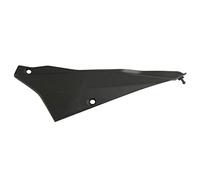 Motodak Carénage arrière 50 à boîte compatible Derbi Senda DRD 2011+ Noir brillant Gauche