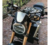 Carénage de déflecteur de Vent de Pare-Brise de Moto pour H-Onda CB125R CB 125 R CB-125-R CB250R CB-250-R CB 250 R CB300R CB 300 R 2018 2019 2020 Bouclier d'écran de Pare-Brise (Look Carbone)