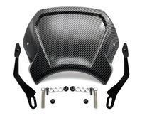 Carénage De Pare-Brise Avant Vintage pour Moto pour Yamaha XSR700 2016-2022, XSR 700 XTRIBUTE 19-21, XSR900 16-21 Déflecteur De Vent Pare-Brise(Carbone,X- 700)