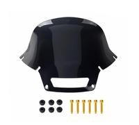 Carénage De Pare-Brise De Moto 14,4 Pouces pour Harley Softail Low Rider St 117 FXLRST FXRST 2022 2023 2024 Déflecteur De Vent De Pare-Brise(Jaune)