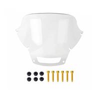 Carénage De Pare-Brise De Moto 14,4 Pouces pour Harley Softail Low Rider St 117 FXLRST FXRST 2022 2023 2024 Déflecteur De Vent De Pare-Brise(Jaune)