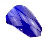Carénage De Pare-Brise pour Moto pour Yamaha DO FZ6, Marque S2, FZ6 2003-2008, Pare-Brise, Visière, Accessoires Déflecteur De Vent De Pare-Brise(Bleu)