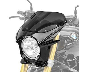 Carenage de Phare Compatible avec Honda CB 750 Seven Fifty VT2 Noir